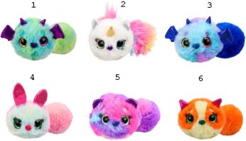 ETL Λούτρινο Mini Furry Tails Έκπληξη-6 Σχέδια (EXFURR002/004060)