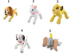 Λούτρινο Disney Lying Με Ήχους 50cm-5 Σχέδια (DCL-9271-ASS-GNM-FO)