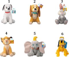 Λούτρινο Disney Sitting Με Ήχους 50cm-6 Σχέδια (DCL-9272-ASS-GNM-FO)