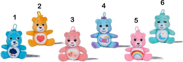 Simba Λούτρινο Care Bears 7cm.-6 Σχέδια (6305878040038)