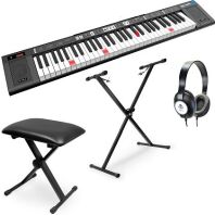 iDance Σετ Αρμόνιο PX-505 With Lighting Black (PX-505-PACK)