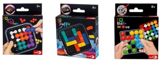 Noris Επιτραπέζιο IQ Games-3 Σχέδια-1Τμχ (606134765)