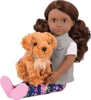 Our Generation Κούκλα Malia & Σκυλάκι (BD31202Z)