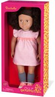 Our Generation Κούκλα Rochelle w/Pink Dress & Grey Socks (BD31402Z)