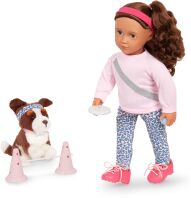 Our Generation Κούκλα Natalia With Pet Dog Nillie (BD31443)