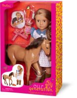 Our Generation Κούκλα Shelley With Foal Buckskin Appaloosa (BD31447Ζ)