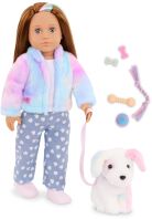 Our Generation Κούκλα Skylar With Rainbow Pup &  Accessories Bow (BD31538)