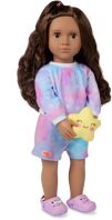 Our Generation Κούκλα Carmen With Rainbow Pijama & Star Pillow (BD31711Z)