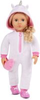 Our Generation Κούκλα Lilian With Unicorn Pijama (BD31719Z)
