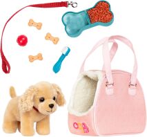 Our Generation Λούτρινο Σκυλάκι Cocker Spaniel 6'' Με Τσάντα Μεταφοράς & Αξεσουάρ (BD35182Z)