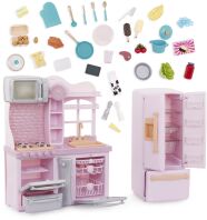 Our Generation Σετ Gourmet Kitchen With Accessories Light Pink (BD35425Z)