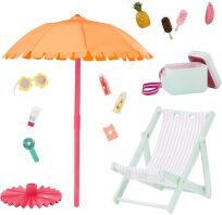 Our Generation Deluxe Σετ Παραλίας With Chair & Umbrella (BD35486Z)