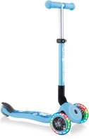 Globber Scooter Junior Foldable Fantasy Lights Flowers Pastel Blue (433-200)