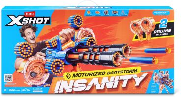Zuru X-Shot Insanity Motorised Dartstorm 200 Darts (36918)
