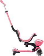 Globber Scooter Go.Up Baby Lights 360 Coral Pink (844-210)