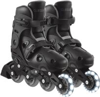 Globber Inline Skates Lights No 34-37 Black (785-120)