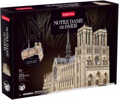 CubicFun Παζλ 3D Notre Dame De Paris 293Τμχ (MC260h)