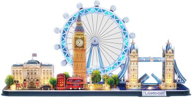 CubicFun Παζλ 3D LED-City Line London 186Τμχ (L532h)