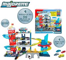 Majorette Γκαράζ Double Track 4 Levels+4 Αυτοκίνητα (8502009002)