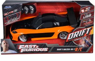 Jada Τηλεκατευθυνόμενο Fast & Furious Drift Mazda RX-7 41cm 1:10 (253209001)