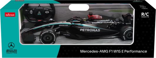 Rastar Τηλεκατευθυνόμενο Mercedes AMG F1 W15 E-Performance 1:12 (10250)