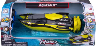 Nikko Τηλεκατευθυνόμενο Σκάφος Aquasplit Neon Green 2.4GHZ 1:16 (10281)