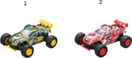 Mondo Τηλεκατευθυνόμενο Hot Wheels Rock Monster 1:24-2 Σχέδια (63339)
