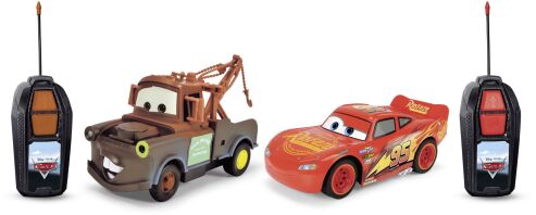 Jada Τηλεκατευθυνόμενο Cars Twin Pack Lightning McQueen & Mater 1:32 (203084036)