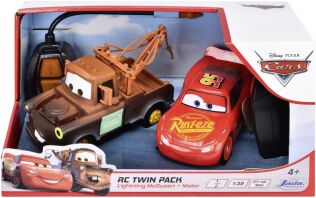 Jada Τηλεκατευθυνόμενο Cars Twin Pack Lightning McQueen & Mater 1:32 (203084036)