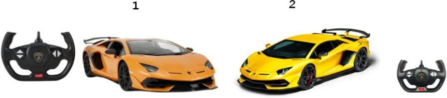 Rastar Τηλεκατευθυνόμενο Lamborghini Adventador 1:14-2 Σχέδια (96000)