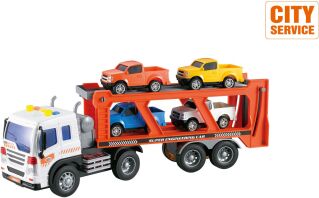 BW F/P Μεταφορέας City Service Trailer 1:16+4 F/W Αυτοκινητάκια (WY572A-(2157)