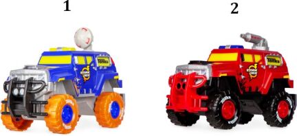 Basic Fun Tonka Οχήματα Mega Machines Storm Chasers Light & Sound-2 Σχέδια (06015)