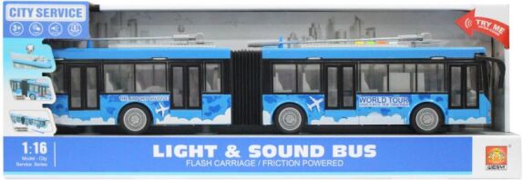BW Διπλό Λεωφορείο Με Ήχο & Φώτα 1:16 (WY915B)