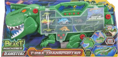 HTI Teamsterz Μεταφορέας Αυτοκινήτων T-Rex & 6 Αυτοκίνητα (1417559)