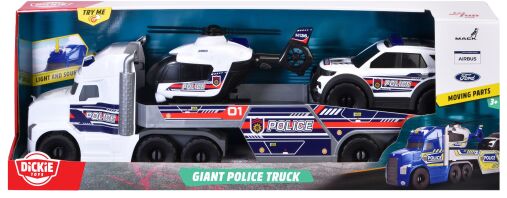 Dickie F/W Σετ Όχημα Αστυνομίας Mack Truck+2 Οχήματα 70cm. (203719036038)