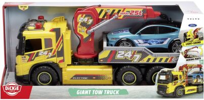 Dickie F/W Μεταφορέας Αυτοκινήτων Gian Tow Truck 54cm & Αυτοκίνητο 1:16 (203749039)