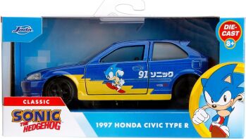 Jada Sonic Όχημα 1997 Honda Civic Type-R 1:32 (253252055)