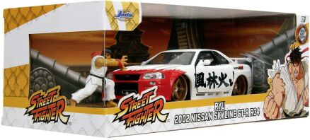 Jada Street Fighter Όχημα 202 Nissan Skyline GTR 1:24 (253255071)