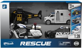 BW F/P Σετ Οχήματα Διάσωσης 4Τμχ (WY500-4)