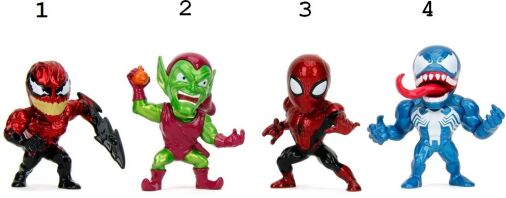 Jada Marvel Φιγούρες 2.5'' W.3-4 Σχέδια (253220008)