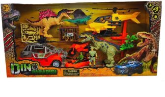 BW Σετ Μάχης Δεινοσαύρων With Sound Dino Paradise Playset (2104-3)