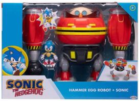 Jakks Pacific Sonic Φιγούρα 2.5'' Egg Hammer Robot Deluxe Playset (428154)