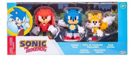 Jakks Pacific Sonic Φιγούρα 2.5'' 8-Bit Σετ Φιγούρες (428894)