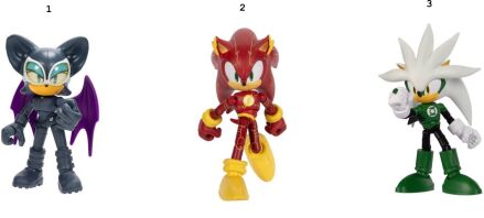 Jakks Pacific DC X Sonic The Hedgehog Φιγούρα 5'' W.3-3 Σχέδια (433714)