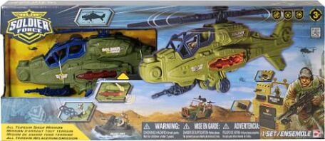 Chap Mei Soldier Force-L&S Στρατιωτικό Ελικόπτερο Αποστολή Πολιορκίας Playset (545165)