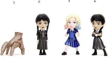 Jada Wednesday Φιγούρες 2.5''-4 Σχέδια (253250003)