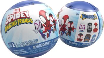 Basic Fun Mash'ems Spidey Sphere Capsule S2-1 Τμχ (52162-52169)