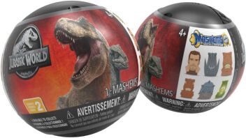 Basic Fun Mash'ems Jurassic World Sphere Capsule S2-1 Τμχ (54420-54427)