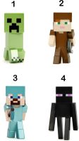 Jada Minecraft Φιγούρες 2.5'' W.3-4 Σχέδια (253260005)