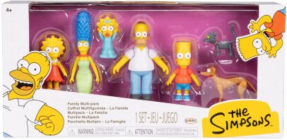 Jakks Pacific The Simpsons Φιγούρα 2.5'' Family Set (175394)